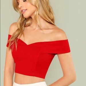 SHEIN sweetheart top